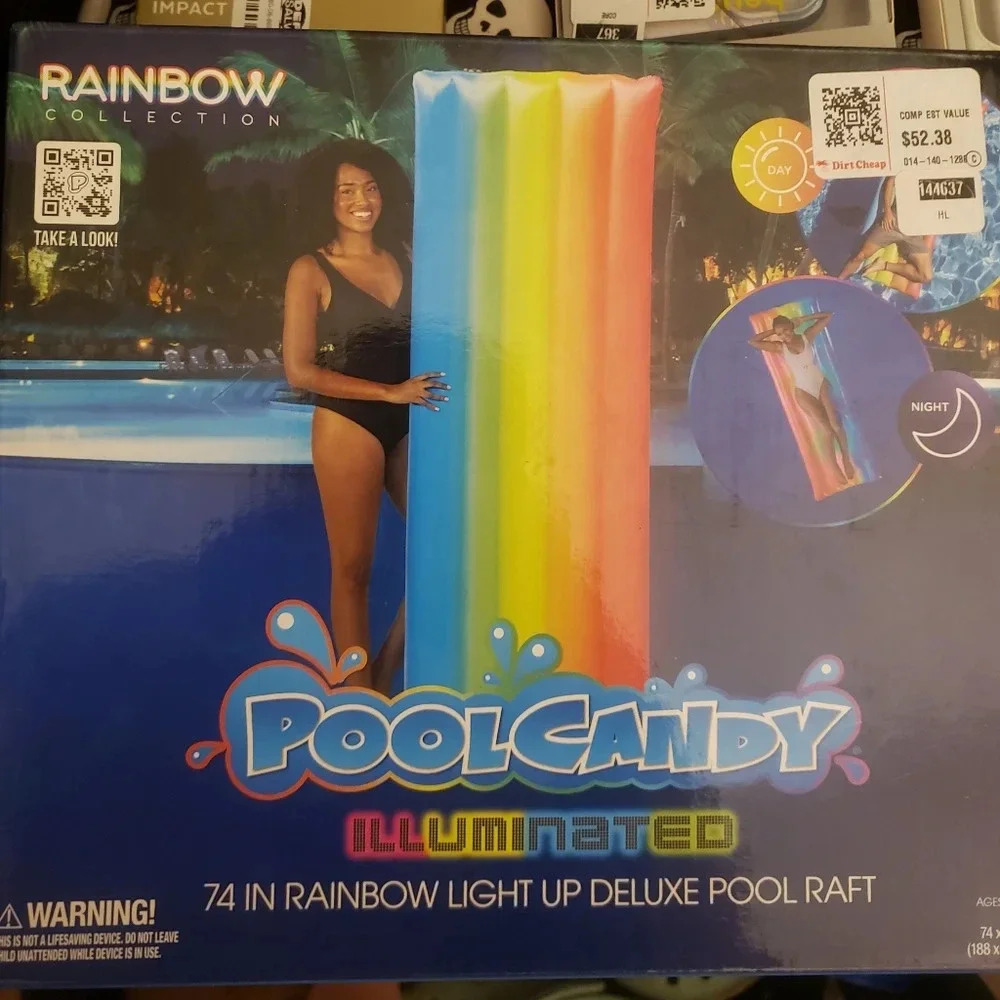 Illuminated Light Up Pool Raft